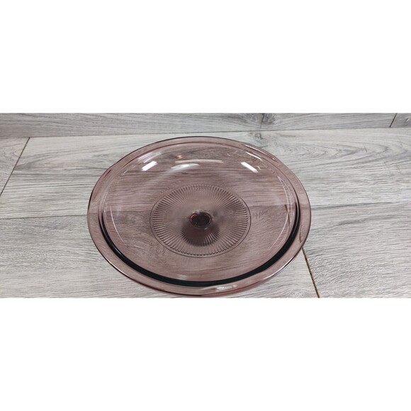 Cranberry Glass Pyrex Visions V-1.5-C Lid for  1.6L 1.5Qt V-1.5-B Saucepan Pots - Picture 2 of 3